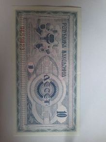 banknotes north Macedonia