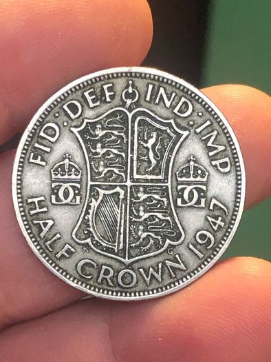 1947 Half Crown UK George VI