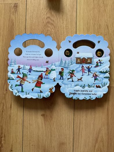 Igloobooks Christmas book with bells Brand New