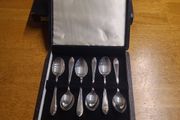 Vintage Silver Spoons - Hard case Arthur Price