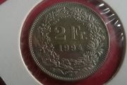 Lovely Switzerland 2f coin 1994
