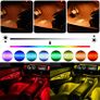 Interior Car Lights - Trongle Car Strip LED Lights, Waterproof with 4pcs 48 LEDs 8Colors with Sound Sensor and Remote Control, USB Port Car Charger Light Bar, Car Music Sound-activated Lighting, DC 5V Image 2