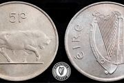 Ireland - 1969 - 5 Pence - Bull - UNC - KM.22 - [2395]