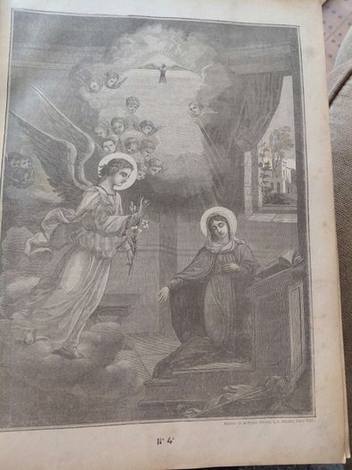 Vintage Catechisme en inages book of illustrations Paris 1927