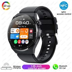 GT3 Pro Smart Watch Men NFC 390x390 HD Screen Heart Rate Bluetooth Calls IP67 Waterproof Sport SmartWatch DIY Faces