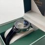 Majesty Skeleton Automatic Mechanical Moonphase Watch Black Leather Image 4