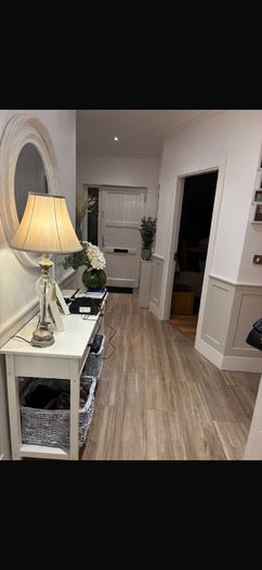 white console table