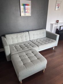 IKEA mint couch and ottoman