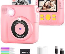 NEW SALE | Kids Instant Print Camera Toy for 3-14 Year Old, 1080P HD Kids Digital Camera with Photo Paper Birthday