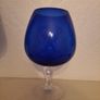 Large Blue Glass Vases Image 3