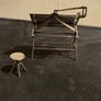 925 Sterling Silver Drawing Table and Stool Scuplture by UnoAerre Image 4