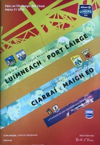 2019 Limerick v Waterford & Kerry v Mayo - GAA National League Finals Programme