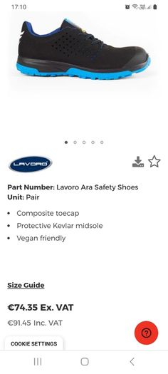 Ladies safety shoes size 5