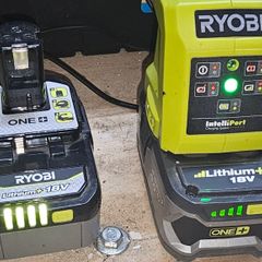 Ryobi Batteries and Charger