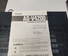 Teac Ag-v4200 Audio/video Receiver
