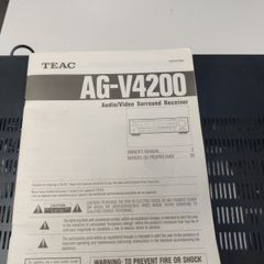 Teac Ag-v4200 Audio/video Receiver