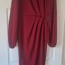 Burgundy dress Image 4