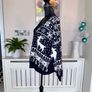 Ladies Navy & White Christmas Cardigan UK 16 / EU 44 Image 9
