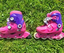 Oxelo Girls Pink Purple Roller Scates UK 11.5 - 13