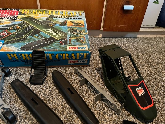 Vintage Action Man Pursuit Craft Palitoy 1983
