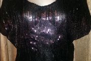 Brand new Black sequin top Atmosphere size UK16 EU44 Postage included