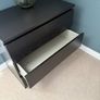 IKEA MALM 3 Drawer Chest Black Image 2