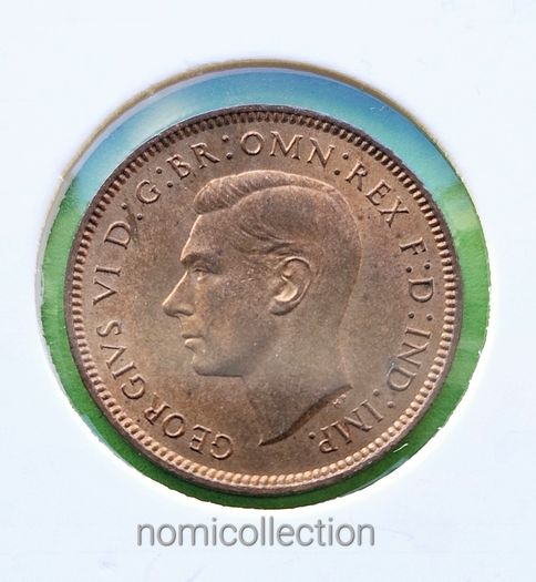 United Kingdom 1937 year Uncirculated Farthing.