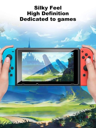 Nintendo Switch Console Screen Protector Cover Premium Tempered Glass 9H