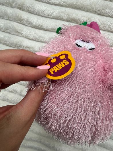 Plush Pig Paws with flowers pink Paws Dirty Please look at the pictures