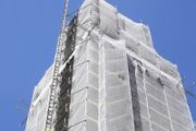 Scaffolding Sheeting 2m x 45m  (7'-148') Clear 170 GSM