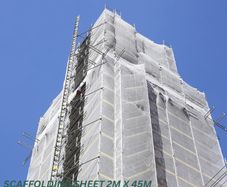 Scaffolding Sheeting 2m x 45m  (7'-148') Clear 170 GSM