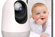 Baby Monitor WiFi Dog Pet Camera Indoor,360-degree Wireless IP Camera,1080P Home Security Camera,Motion Tracking,Night Vision,Works with Alexa (FREE POSTAGE)