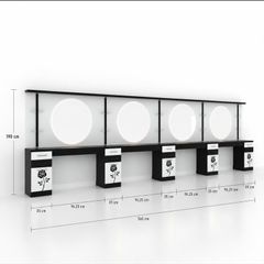4 unit for barber shop