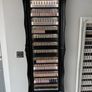 Baroque Nail Polish Organizer, Wall Mounted White Rectangular & House Style Storage Rack for Perfume, Essential Oils, and Salon Display Image 4