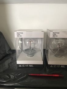 IKEA Nittio LED large light bulbs