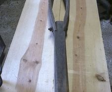 Old harness makers wooden clamp