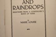 Robins &amp; Raindrops By Marie Louise. Limited Edition Paperback In Fair Condition. See Photos.