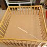 BabyDan Felix Natural Playpen, wood, height-adjustable Image 4