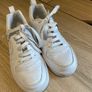 Girls white genuine Nike TRAINERS sneakers runners UK 3 35 Image 2