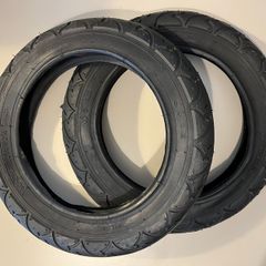 Brand new 2 x Tyres (62 - 203) (12 1/2 x 2 1/4) for strollers, wheelchairs, or small scooters
