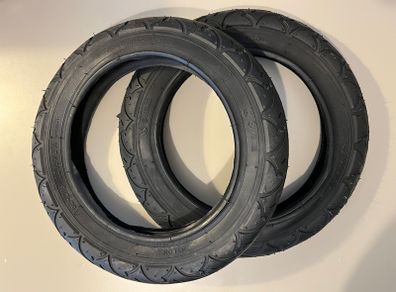 Brand new 2 x Tyres (62 - 203) (12 1/2 x 2 1/4) for strollers, wheelchairs, or small scooters