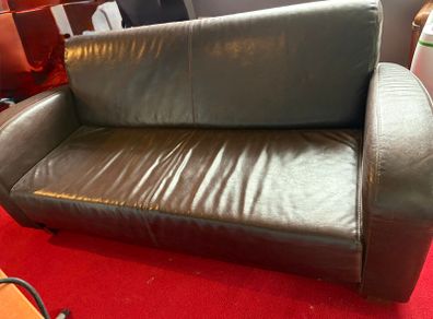 3 seater leather couch