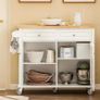 Kitchen island louvered doors Image 3