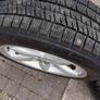 4 Audi aluminium wheels with new tires no cracks are dense for sale Image 2