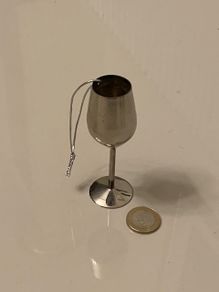 Metal goblet decoration