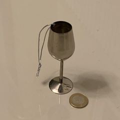 Metal goblet decoration