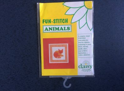 Cross stitch kit of a cat;  Fun- Stitch