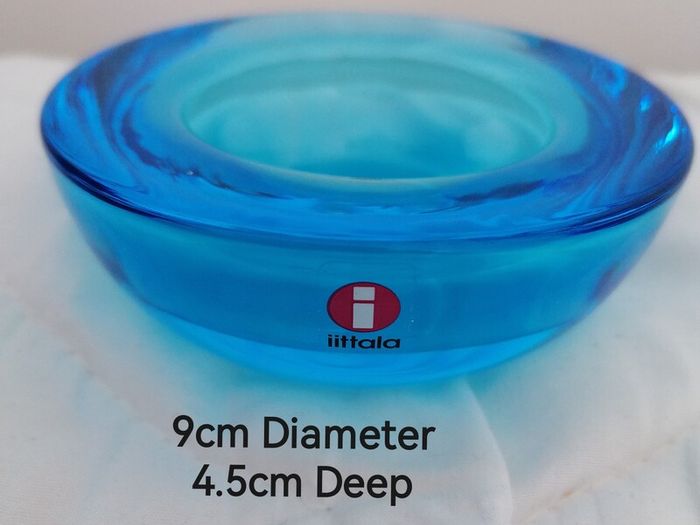 Iittala Glass Tealight Candle Holder (Finland)