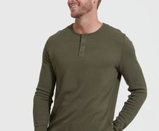 True Classic Waffle Henley BNWT