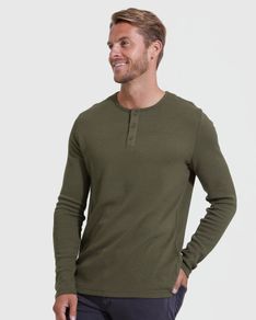 True Classic Waffle Henley BNWT
